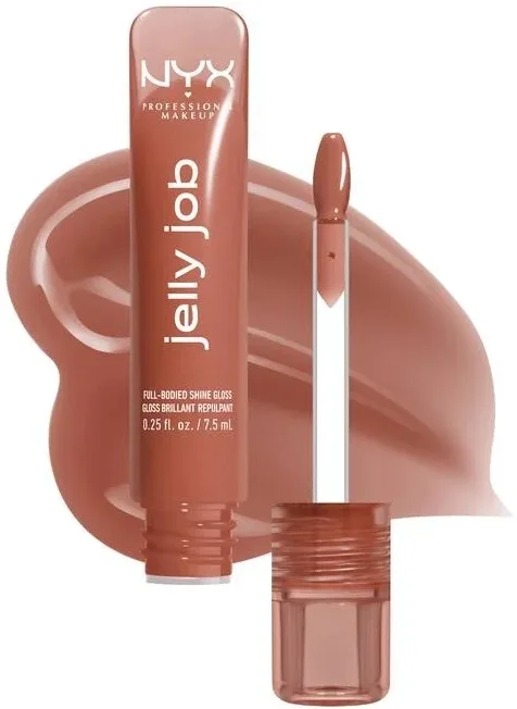 Блеск для губ NYX Professional Makeup Jelly Job, оттенок 04 - Toast N Jelly