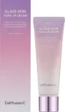 Крем для лица Cell Fusion C Glass Skin Tone Up выравнивающий тон с витамином C и ниацинамидом 50 мл — фото 1
