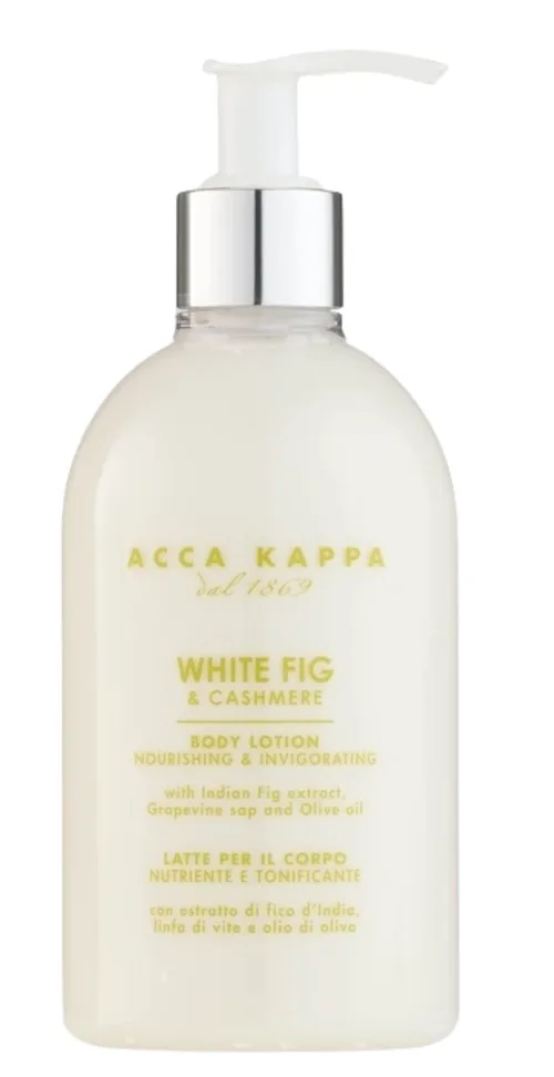 Acca Kappa White Fig & Cashmere увлажняющий бальзам для тела с ароматом инжира, 300 мл