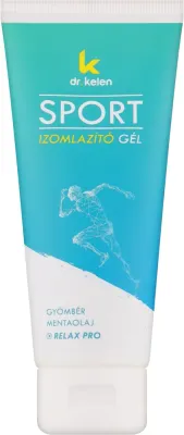 Dr.Kelen Sport Relaxing Gel гель для тела после тренировки 175 мл, охлаждающий, с имбирём, мятой и розмарином, для мышц