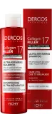 Восстанавливающий шампунь Vichy Dercos Collagen 17 Filler Ultra-Repairing, для волос и кожи головы, 200 мл / 400 мл — фото 1