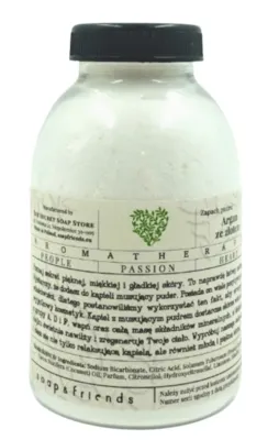 Soap&Friends Soap&Friends - Soap and Friends Aromatherapy шипучая пудра для ванны «Аргана с золотом» с маслом ши и глиной 200 г
