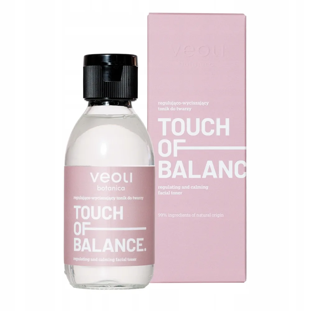 Тоник для лица Veoli Botanica Touch Of Balance регулирующий, для жирной и комбинированной кожи, 150 мл
