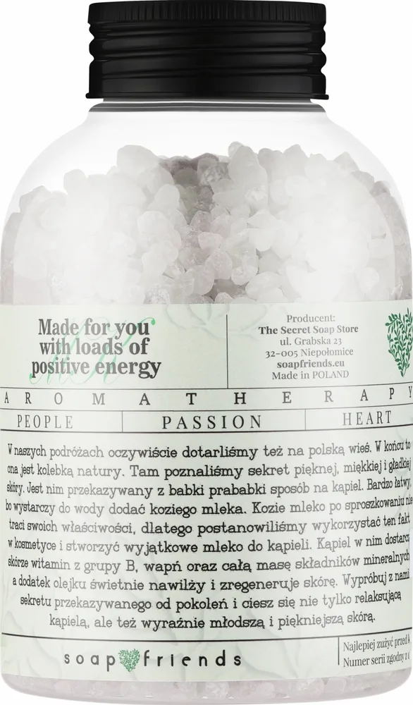 Soap&Friends Soap&Friends Musk Bath Salt - Soap and Friends Musk соль для ванны мускус 500 г, мелкозернистая ароматическая для расслабления
