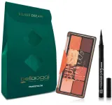 Набор для макияжа глаз Bellaoggi Sunset Glow палетка теней 8 оттенков 9.5 г и подводка Extra Black 1 мл — фото 1