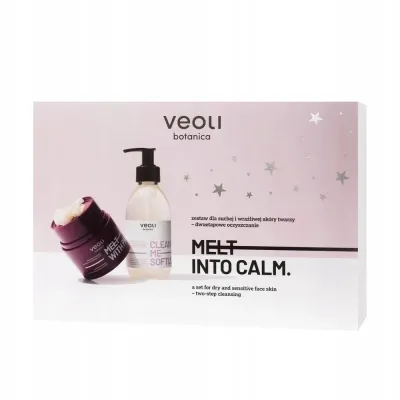 Набор Veoli Botanica Melt Into Calm гидрофильное масло 40 г и очищающий гель с пребиотиками 190 мл