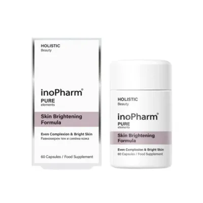 Пищевая добавка InoPharm Pure Elements Skin Brightening Formula «Для сияющей кожи», 60 шт