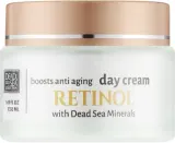 Dead Sea Collection Retinol Boosts Anti-Aging Day Cream дневной крем для лица с ретинолом и минералами Мёртвого моря 50 мл, антивозрастной — фото 1