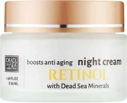 Крем для лица Dead Sea Collection ночной с ретинолом и минералами 50 мл