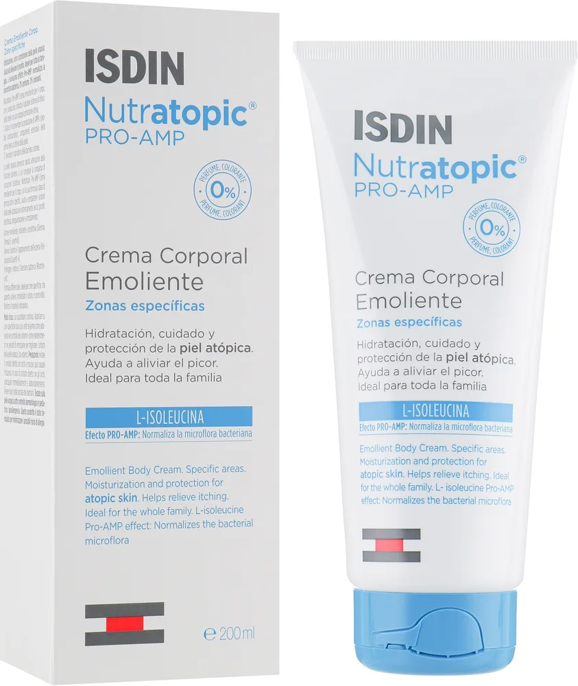 Крем-эмолент для тела Isdin Nutratopic Pro-AMP для атопичной кожи 200 мл