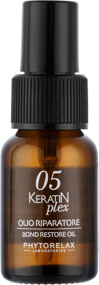 Phytorelax Laboratories Phytorelax Laboratories Keratin Plex Silky-Smooth Hair Bond Restore Oil * - Ультралёгкое восстанавливающее масло для волос Phytorelax Keratin Plex Silky-Smooth Hair Oil