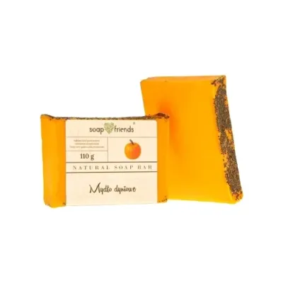 Soap&Friends Soap&Friends Natural Soap Bar - Soap and Friends Natural Soap Bar мыло кусковое для рук и тела тыквенное 110 г, твёрдое мыло с тыквой