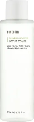Тоник для лица Rovectin Clean Lotus Water Calming Toner с водой лотоса и гиалуроновым комплексом, 200 мл