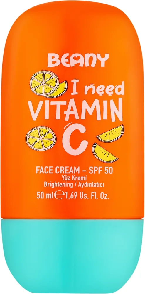 Крем для лица Beany I need VITAMIN C с витамином C SPF 50 50 мл