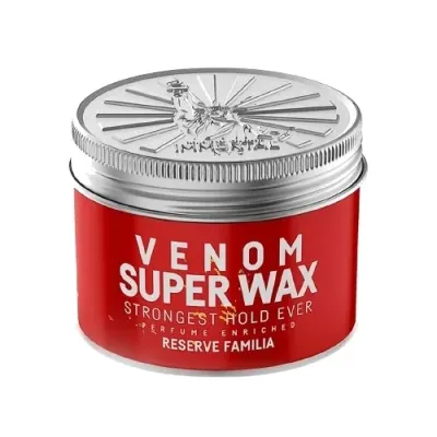 Воск для волос Immortal NYC Venom Super Wax сильной фиксации, с блеском