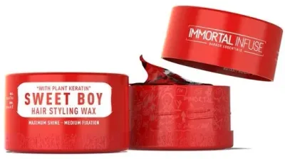 Воск для укладки волос Immortal Infuse Sweet Boy Hair Styling Wax сильной фиксации, с кератином, 150 мл