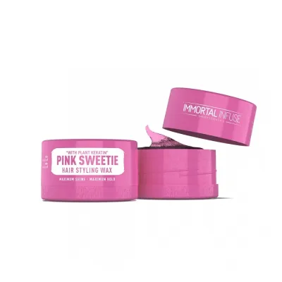 Воск для укладки волос Immortal Infuse Pink Sweetie Hair Styling Wax со сладким ароматом, 150 мл