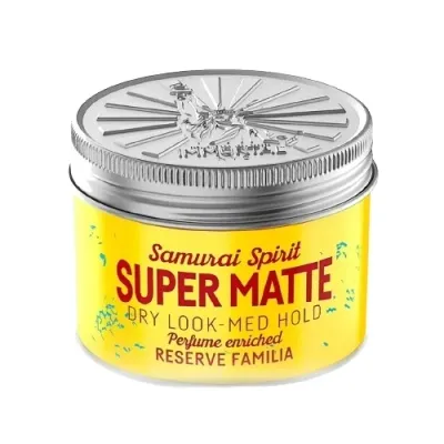 Помада для укладки волос Immortal NYC Samurai Spirit Super Matte, суперматовая, 100 мл