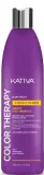 Кондиционер против жёлтых оттенков Kativa Color Therapy Blue Violet Conditioner, 355 мл — фото 1
