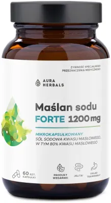 БАД бутират натрия Aura Herbals Maslan Sodu Forte 1200 мг, 60 шт