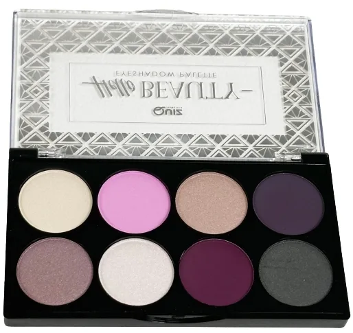 Палетка теней Quiz Cosmetics Hello Beauty Eyeshadow Palette 8 оттенков, оттенок 2