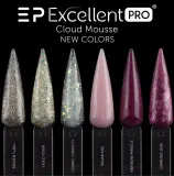 Строительный гель для ногтей Excellent Pro Cloud Mousse Builder Gel жёсткий, самовыравнивающийся, 15 г, оттенок Marshmallows — фото 2