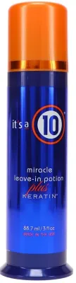 It's a 10 Miracle Leave-In Potion Plus Keratin — несмываемый уход для волос с кератином и касторовым маслом, 88.7 мл