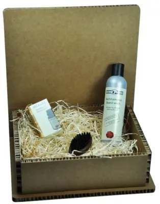 Golddachs Shaving Box набор для ухода за бородой: щётка, масло 20 мл, шампунь 200 мл, мужской подарочный набор для бороды и усов