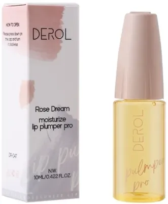 Бальзам для губ Derol Rose Dream Lip Plumper Pro с эффектом увеличения объёма, 10 мл