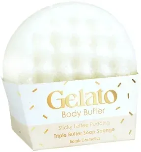 Мыло-губка для тела Bomb Cosmetics Sticky Toffee Pudding, 200 г