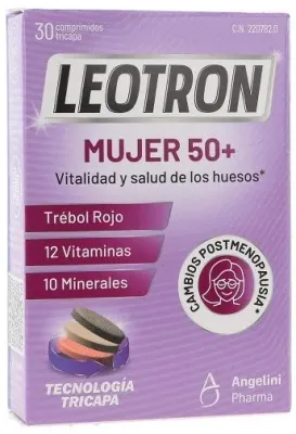 БАД Мультивитаминный комплекс для женщин 50+ Leotron Mujer 50+, 30 шт