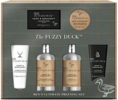 Мужской набор Baylis & Harding The Fuzzy Duck гель для тела и волос 300 мл гель для душа 300 мл мыло 150 г бальзам после бритья 130 мл кристаллы 100 г и средство для
