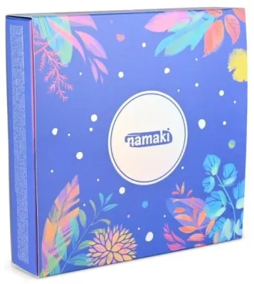 Namaki MaterNatura набор детской косметики блеск для губ 6 мл + лак для ногтей 2 x 7.5 мл + палетка теней 7 г, подарок для девочки