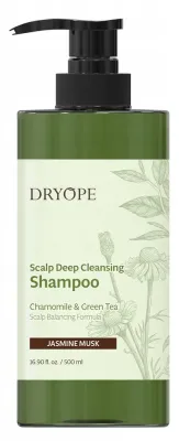 Шампунь глубокого очищения Dryope Scalp Deep Cleansing Shampoo Jasmine Musk с ароматом мускуса и жасмина, 500 мл