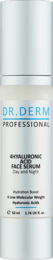 Сыворотка для лица Dr. Derm 4Hyaluronic Acid увлажняющая, с гиалуроновой кислотой, 50 мл