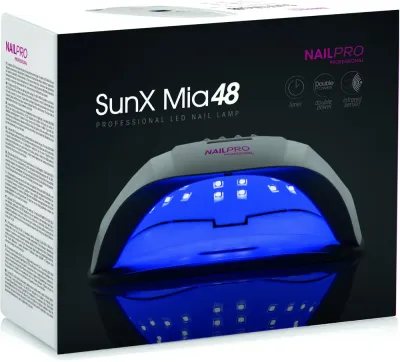 Лампа LED UV для ногтей XanitaliaPro Gel Nails Sun X Mia 48, со съёмным основанием, 1 шт