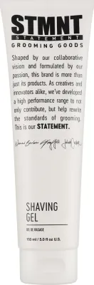 Гель для бритья STMNT Grooming Goods Shaving Gel, прозрачный, не пенится, 150 мл