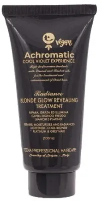 Маска для волос Tecna Achromatic Blonde Glow Revealing Anti-Yellow Treatment нейтрализующая жёлтые тона, 100 мл