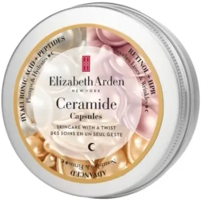 Elizabeth Arden Ceramide Capsules Set набор сывороток для лица в капсулах с церамидами, ретинолом и гиалуроновой кислотой 21 шт