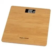 Весы напольные ProfiCare PC-PW 3103 Bamboo электронные, бамбуковые, с индикацией температуры, до 180 кг, 1 шт