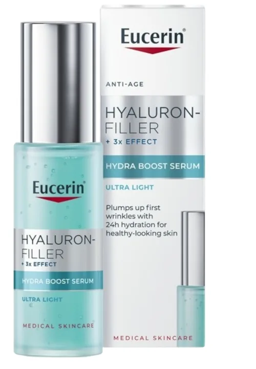 Сыворотка для лица Eucerin Hyaluron-Filler Hydra Boost ультралёгкая, увлажняющая, 30 мл