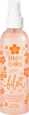 Спрей для тела Bilou Apricot Flower Spray с блестящими частицами, цветочно-ванильный аромат, 150 мл