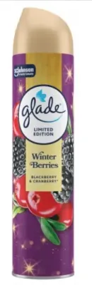 Освежитель воздуха Glade Limited Edition Winter Berries, аэрозоль, аромат зимних ягод, 300 мл