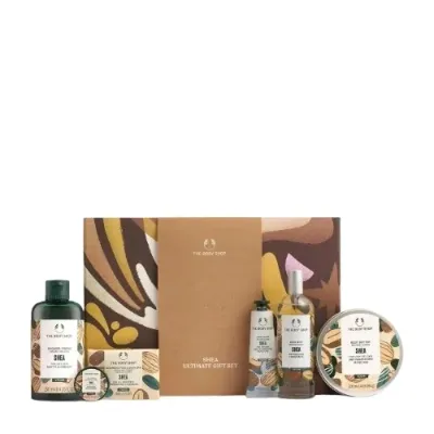 The Body Shop Shea Ultimate Gift Set подарочный набор для тела, рук и губ с маслом ши, 6 средств