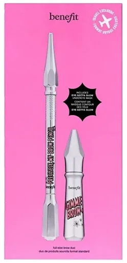Набор Benefit Brow Voyage гель для объема бровей Gimme Brow 3 г карандаш для бровей 0.08 г и патчи для глаз 2 шт