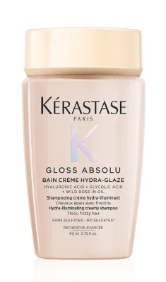 Шампунь Kerastase Gloss Absolu с гиалуроновой кислотой, гликолевой кислотой и шиповником, без сульфатов