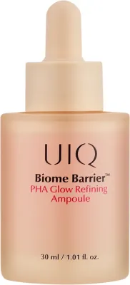 Ампула для лица UIQ Biome Barrier PHA Glow Refining отшелушивающая, с PHA-кислотой, 30 мл