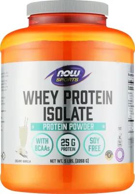 Изолят сывороточного белка Now Foods Sports Whey Protein Isolate со вкусом шоколада, 2268 г