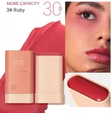 Стик для губ и щёк Derol Glow Blush Multi-Stick многофункциональный, с сияющим финишем, 30 г, оттенок 03 — фото 1