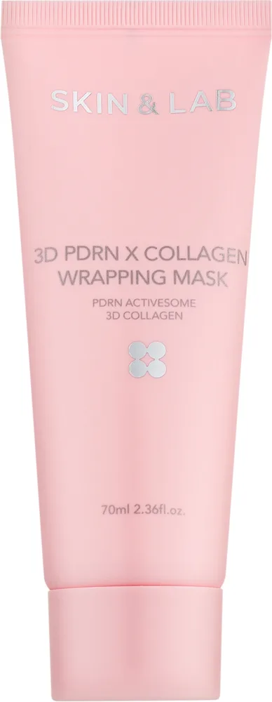 Укрепляющая плёночная маска для лица Skin&Lab 3D PDRN x Collagen с пептидами и коллагеном, 70 мл